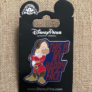 DISNEY PARKS Snow White Grumpy Trading Pin